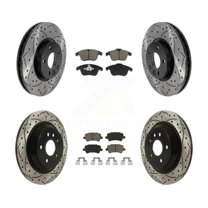 Kit de plaquettes en céramique pour Rotor de frein à disque fendu, revêtement avant et arrière, pour Volvo S6