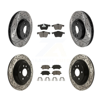 Kit de plaquettes en céramique pour Rotor de frein à disque fendu, revêtement avant et arrière, pour Volvo V7