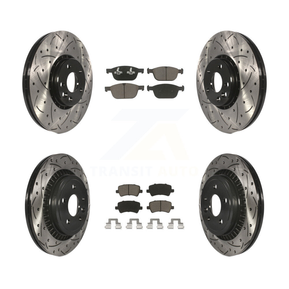 Kit de plaquettes en céramique pour rotors de frein à disque avant et arrière, pour Volvo XC6 2010 – 2015