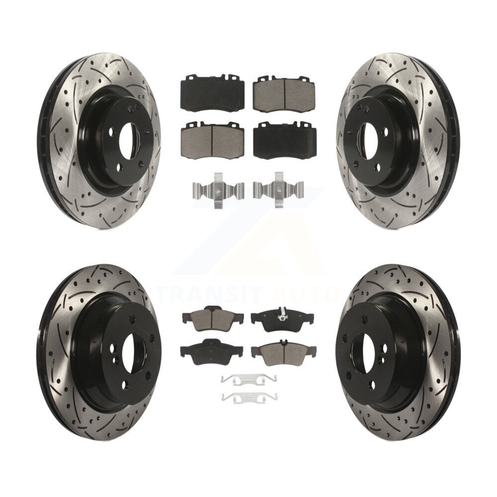 Kit de plaquettes en céramique pour rotors de frein avant et arrière, pour Mercedes-Benz CLS550 E55