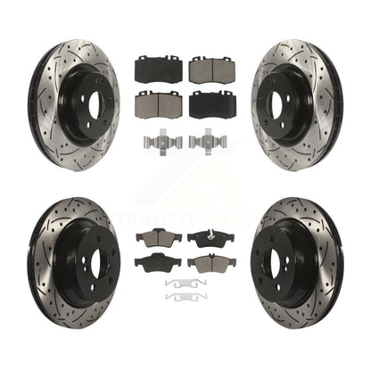 Kit de plaquettes en céramique pour rotors de frein avant et arrière, pour Mercedes-Benz CLS550 E55