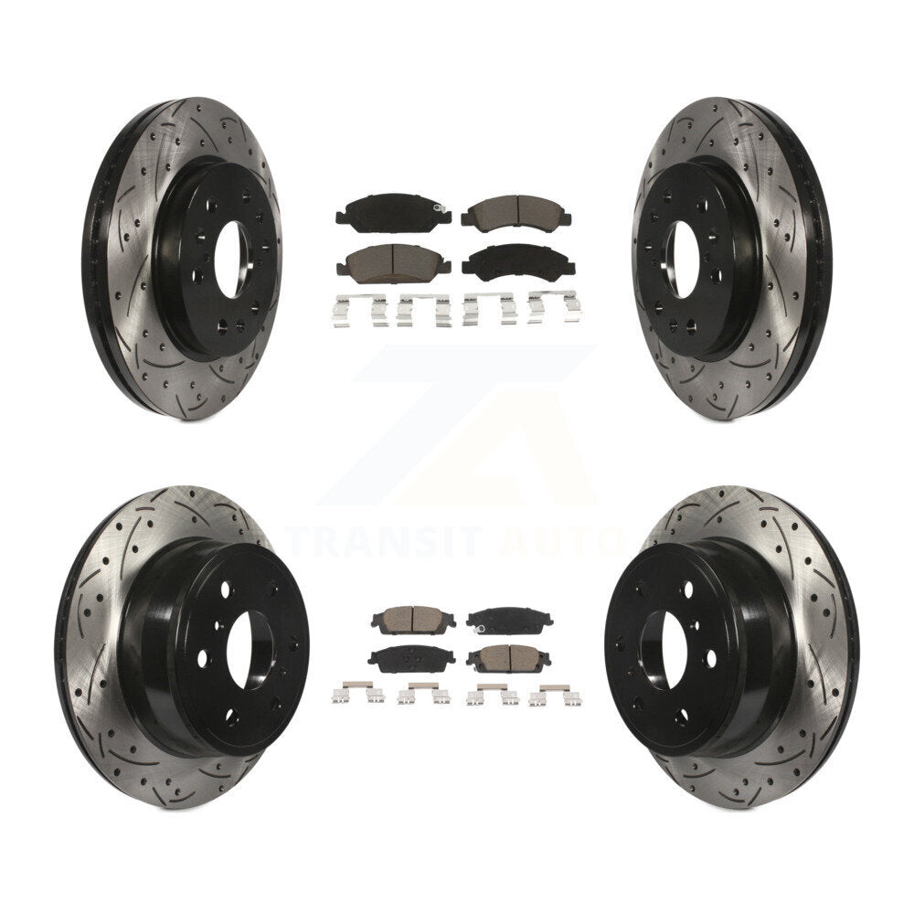 Kit de plaquettes en céramique pour Rotors de frein avant et arrière, pour GMC Sierra 1500 Chevrole