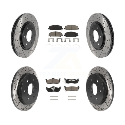 Kit de plaquettes en céramique pour Rotor de frein, fente avant et arrière, pour Nissan TITAN Armada QX5