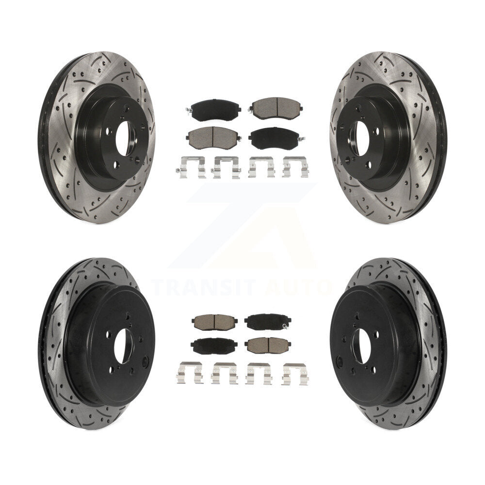 Kit de plaquettes en céramique pour Rotors de frein avant et arrière, pour Subaru BRZ Toyota 86 GR8