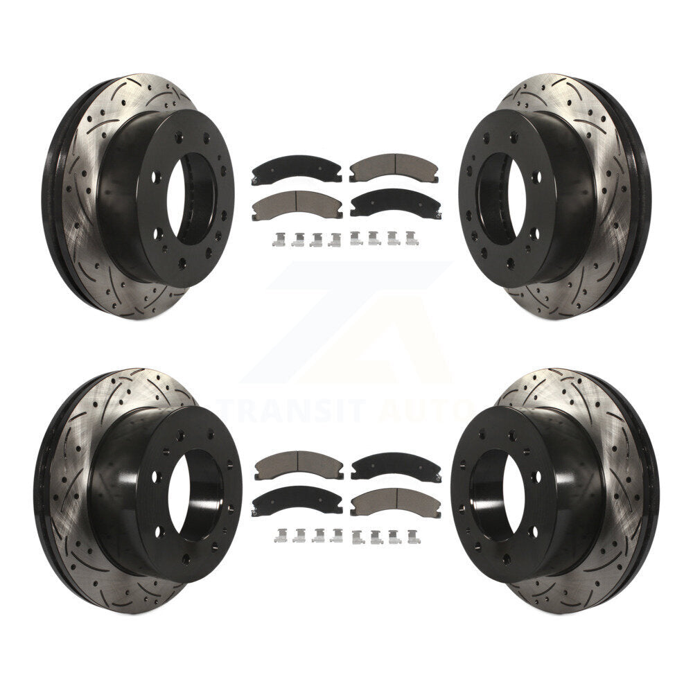 Kit de plaquettes en céramique pour Rotors de frein avant et arrière, pour GMC Chevrolet Sierra 250