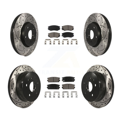 Kit de plaquettes en céramique pour Rotor de frein à disque, fente de perçage avant et arrière, pour Chevrolet Equinox GM