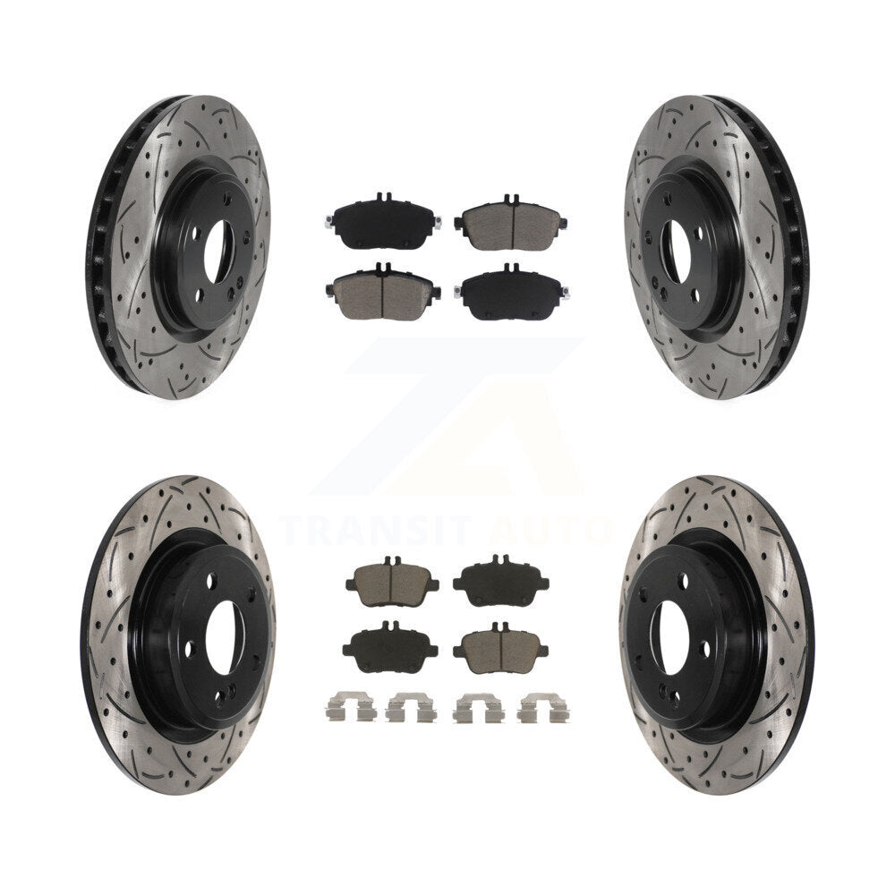 Kit de plaquettes en céramique pour rotors de frein avant et arrière, pour Mercedes-Benz GLA250 B25