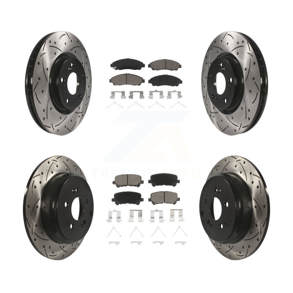 Kit de plaquettes en céramique pour Rotors de frein avant et arrière, pour Honda Pilot Acura MDX ZD