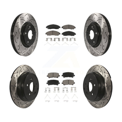 Kit de plaquettes en céramique pour Rotors de frein avant et arrière, pour Honda Pilot Acura MDX ZD