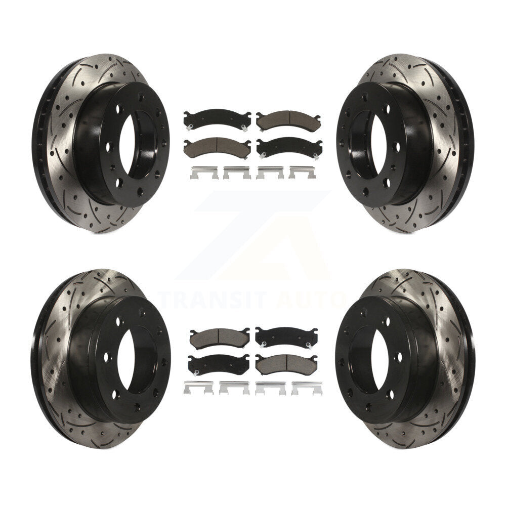 Kit de plaquettes en céramique pour Rotors de frein avant et arrière, pour Chevrolet GMC Sierra 250