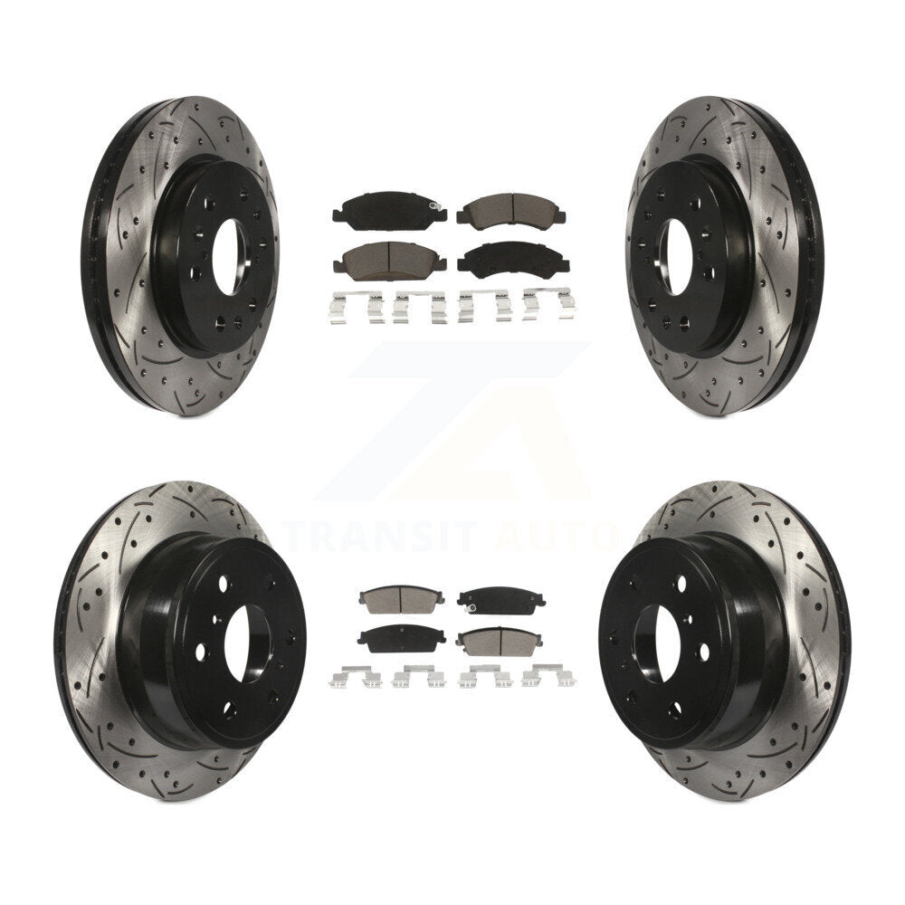 Kit de plaquettes en céramique pour Rotors de frein avant et arrière, pour Chevrolet GMC Sierra 150