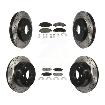 Kit de plaquettes en céramique pour Rotors de frein avant et arrière, pour Chevrolet GMC Sierra 150