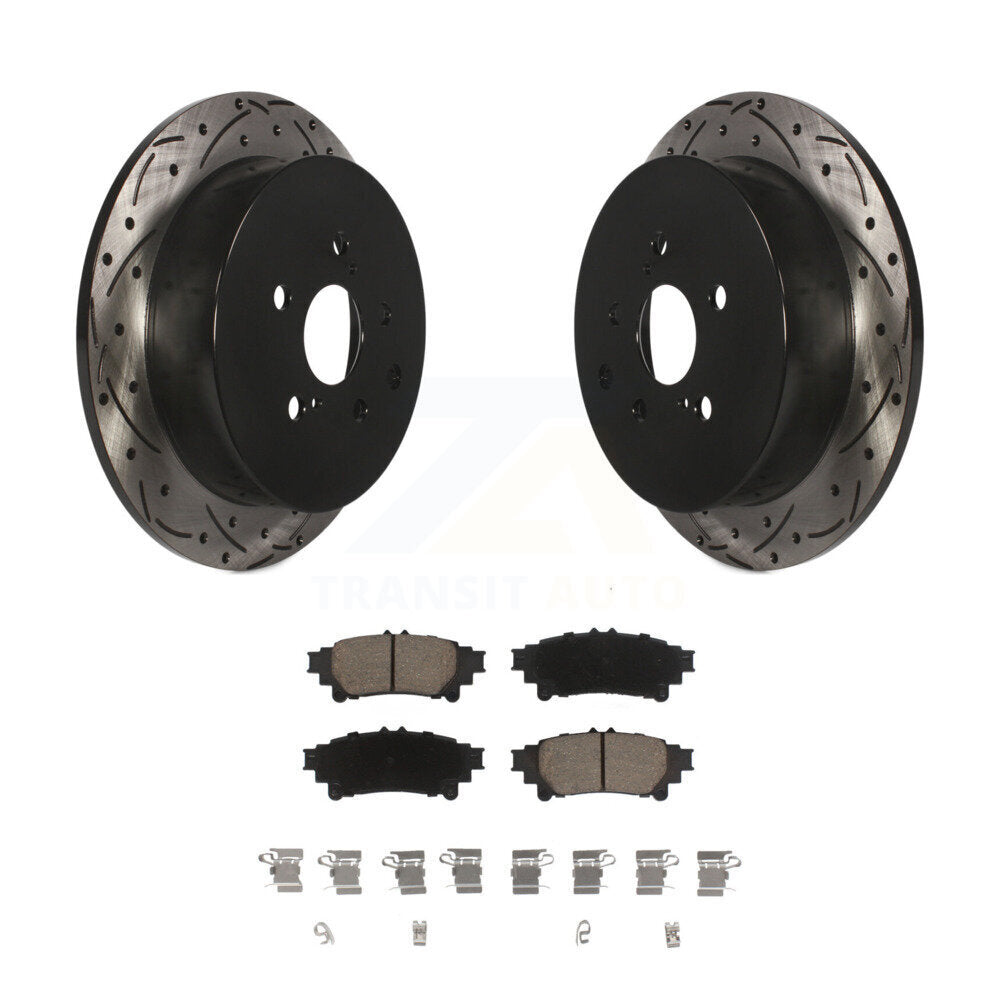 Kit de plaquettes en céramique pour Rotor de frein à fente arrière, pour Toyota Sienna Highlander Lexu