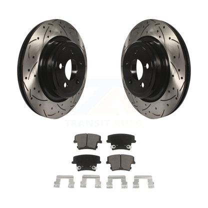 Kit de plaquettes en céramique pour Rotor de frein à disque, fente de perçage arrière, pour Dodge Charger Magnu