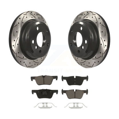 Kit de plaquettes en céramique pour Rotor de frein à fente arrière percée, pour BMW 328i xDrive 330i 320i 428