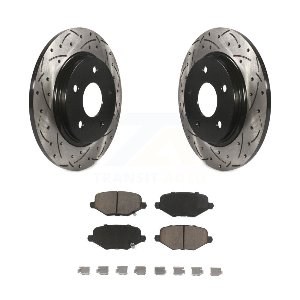 Kit de plaquettes en céramique pour Rotor de frein à fente arrière, pour Dodge Grand Caravan Chrysler