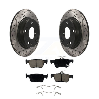 Kit de plaquettes en céramique pour Rotors de frein à disque, fente de perçage arrière, pour Honda Civic Insigh