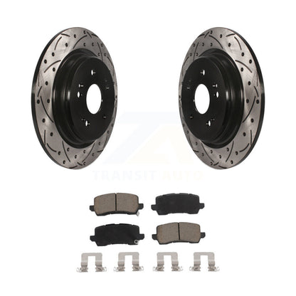 Kit de plaquettes en céramique pour rotors de frein à disque avec fente de perçage arrière pour Acura TL 2015 – 2020