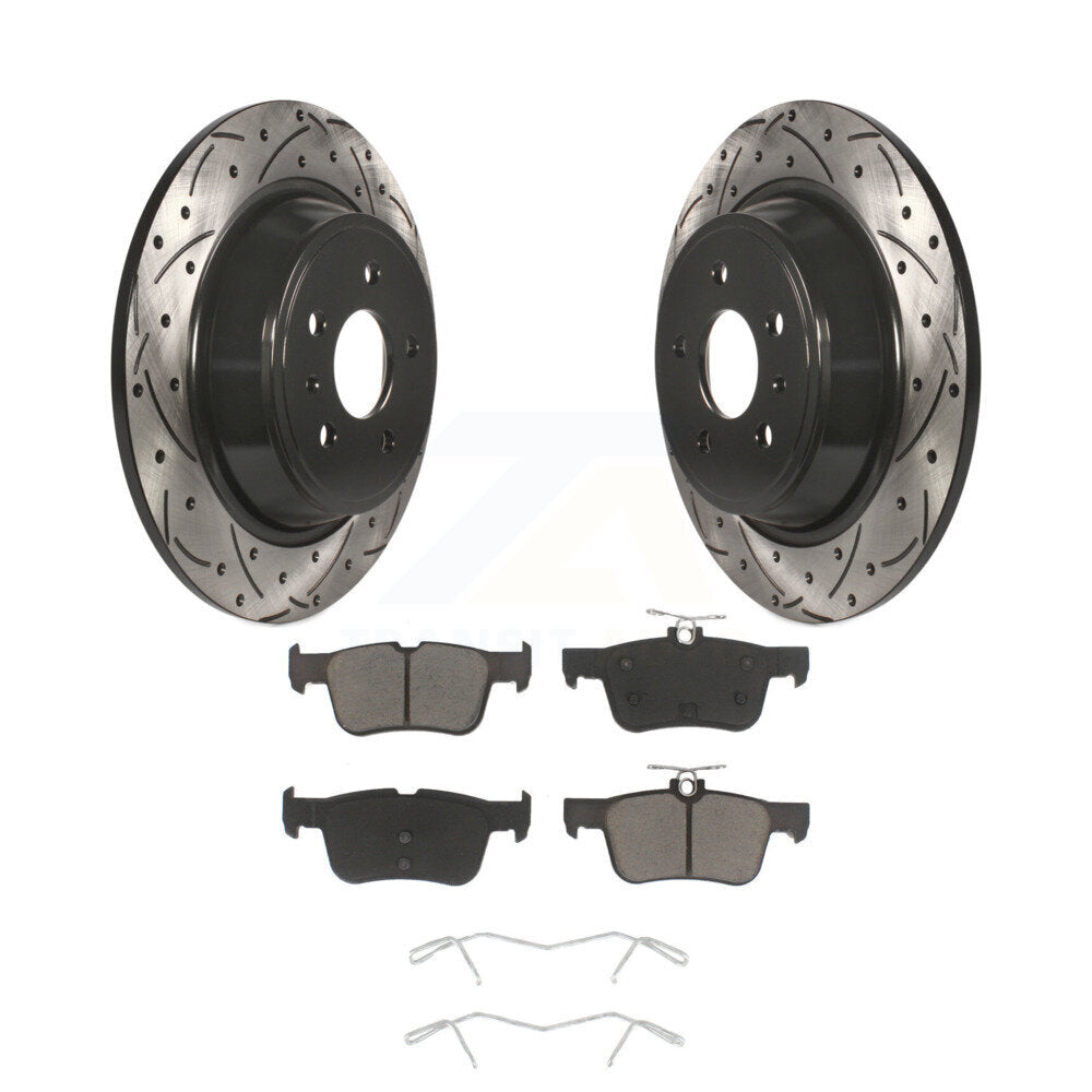 Kit de plaquettes en céramique pour Rotor de frein à fente arrière, pour Ford Escape Fusion Lincoln MK