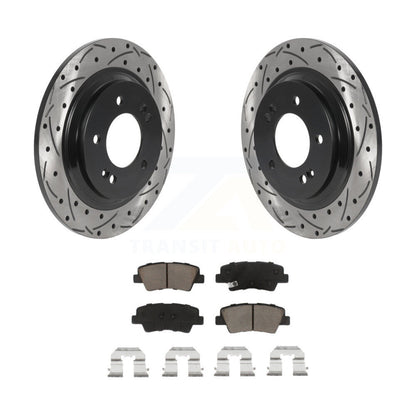 Kit de plaquettes en céramique pour Rotor de frein à fente arrière, pour Kia Optima Hyundai Sonata Sou