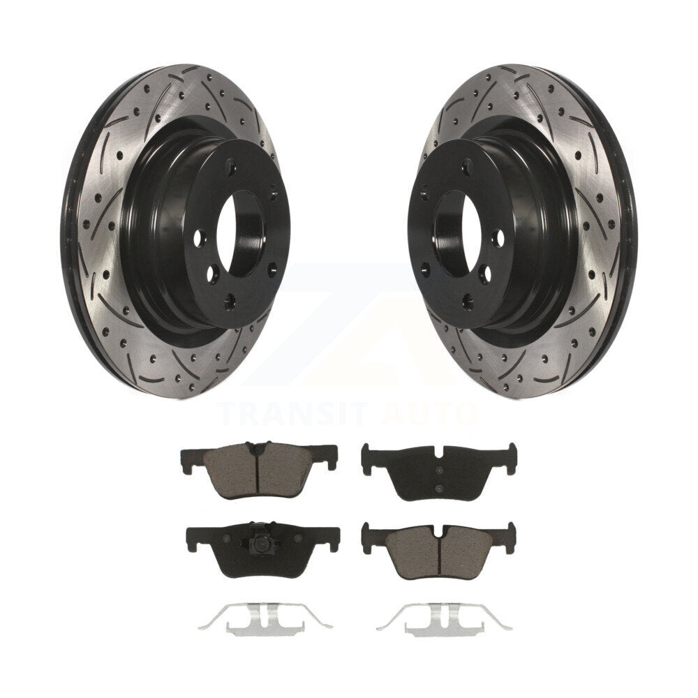 Kit de plaquettes en céramique pour Rotor de frein à fente arrière percée, pour BMW 230i xDrive 228i 328i 320