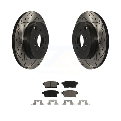 Kit de plaquettes en céramique pour Rotor de frein à disque, fente de perçage arrière, pour Mazda CX-2007 – 2015
