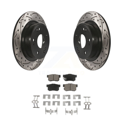 Kit de plaquettes en céramique pour Rotor de frein à disque, fente de perçage pour manteau arrière, pour Honda Accord Acura IL