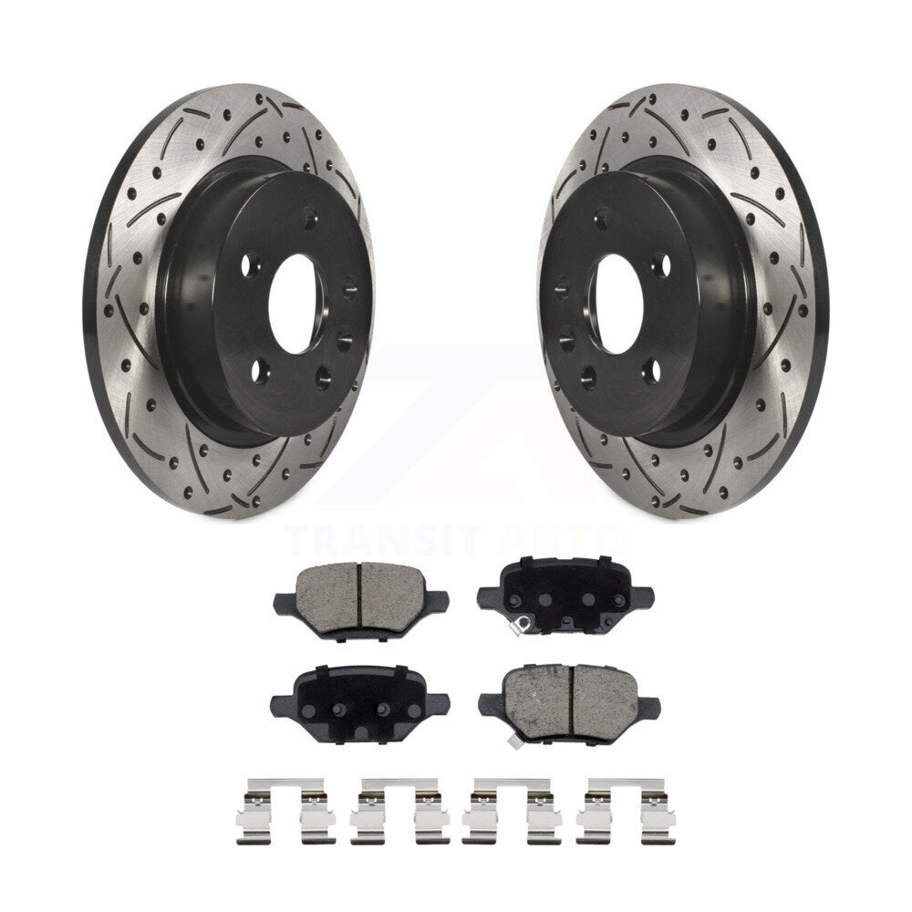 Kit de plaquettes en céramique pour Rotor de frein à disque, fente de perçage arrière, pour Buick Encore Chevrolet Tra