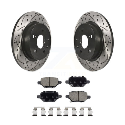 Kit de plaquettes en céramique pour Rotor de frein à disque, fente de perçage arrière, pour Buick Encore Chevrolet Tra