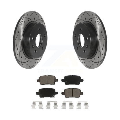 Kit de plaquettes en céramique pour Rotor de frein, fente de perçage arrière, pour Chevrolet Cruze Bolt EV Volt EU