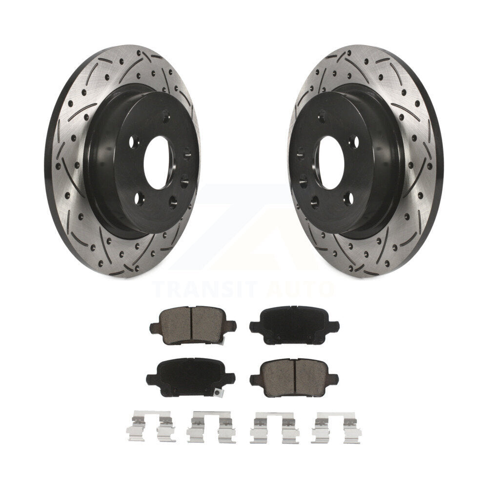 Kit de plaquettes en céramique pour Rotor de frein à disque fendu, revêtement arrière, pour Chevrolet Cruze
