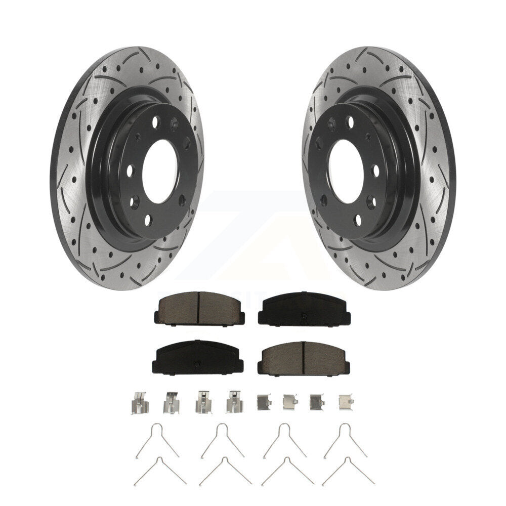 Kit de plaquettes en céramique pour Rotor de frein à disque fendu, revêtement arrière, pour Mazda 6 Proteg