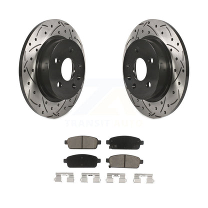 Kit de plaquettes en céramique pour Rotor de frein, fente de perçage arrière, pour Chevrolet Cruze Trax Buick Soni