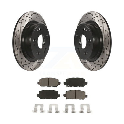 Kit de plaquettes en céramique pour Rotor de frein à disque, fente de perçage arrière, pour Honda HR-2016 – 2022
