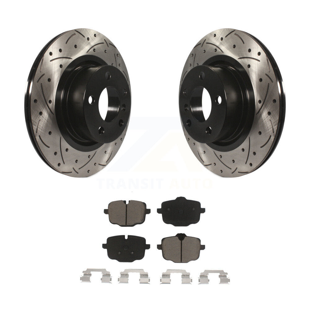 Kit de plaquettes en céramique pour Rotor de frein à disque, fente de perçage pour manteau arrière, pour BMW X3 2012 à partir de 10 1