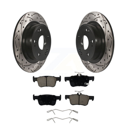 Kit de plaquettes en céramique pour Rotor de frein à disque, fente de perçage pour manteau arrière, pour Honda Accor 2018 – 2022