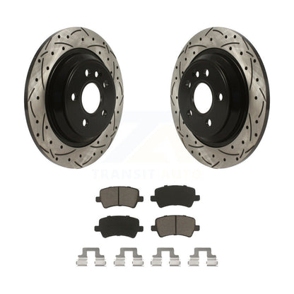 Kit de plaquettes en céramique pour Rotor de frein, fente de perçage arrière, pour Volvo XC70 S60 V60 S80 Cross V7