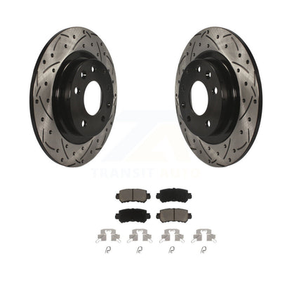 Kit de plaquettes en céramique pour Rotor de frein à disque, fente de perçage arrière, pour Mazda CX-2016 – 2018