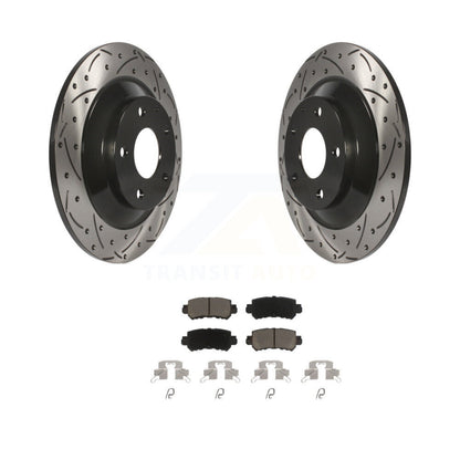 Kit de plaquettes en céramique pour Rotor de frein à disque, fente de perçage arrière, pour Mazda CX-2013 – 2015