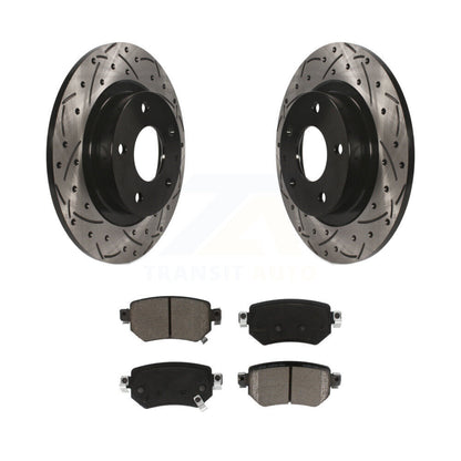 Kit de plaquettes de frein à disque en céramique, avec revêtement arrière et fente percée, pour Mazda 2016 – 2021