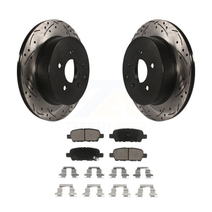 Kit de plaquettes de frein en céramique, fente de perçage arrière, Rotors, pour Nissan Murano INFINITI QX60 Q5