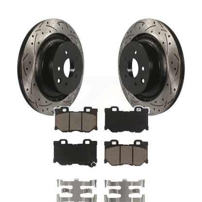 Kit de plaquettes en céramique pour Rotor de frein à fente arrière, pour INFINITI G37 Nissan 370Z Q60