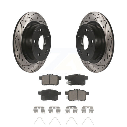 Kit de plaquettes en céramique pour Rotor de frein à disque, fente de perçage pour manteau arrière, pour Honda Accord Acura TS