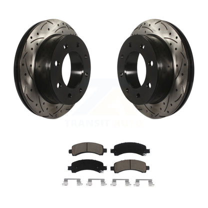Kit de plaquettes en céramique pour Rotor de frein à fente arrière, pour GMC Chevrolet Savana 3500 250