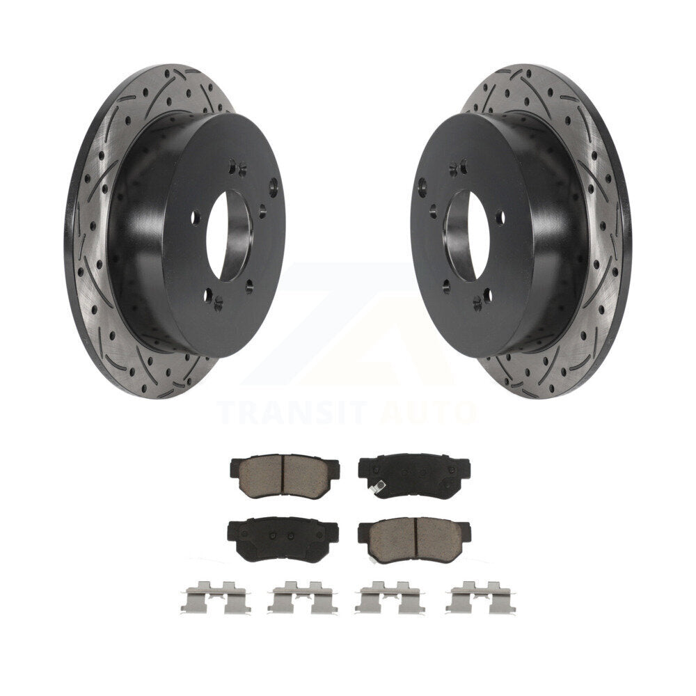 Kit de plaquettes en céramique pour Rotor de frein à fente arrière, pour Hyundai Tucson Kia Sportage F
