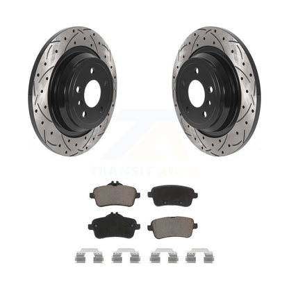 Kit de plaquettes en céramique pour Rotor de frein, fente de perçage arrière, pour Mercedes-Benz ML350 GLE350 ML25