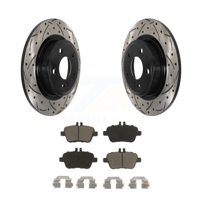 Kit de plaquettes en céramique pour Rotor de frein, fente de perçage arrière, pour mercedes-benz GLA250 CLA250 B25