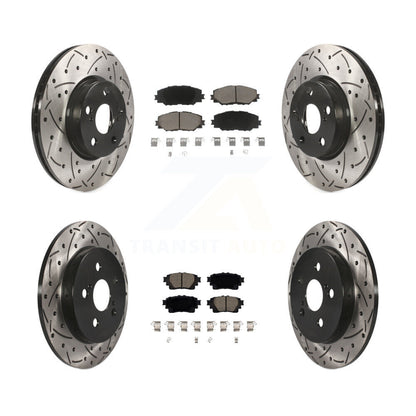 Kit de plaquettes en céramique pour Rotor de frein à fente avant et arrière, pour Toyota Corolla 2019 1.8