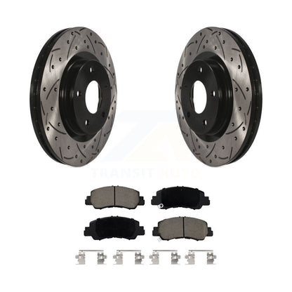 Kit de plaquettes en céramique pour Rotor de frein à disque, fente avant percée, pour Mitsubishi Eclipse Cros