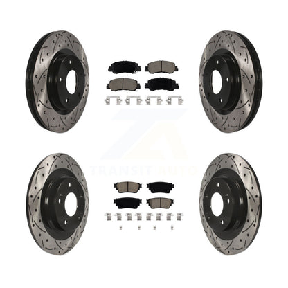 Kit de plaquettes en céramique pour Rotor de frein, fente avant et arrière, pour Mitsubishi Eclipse Cros